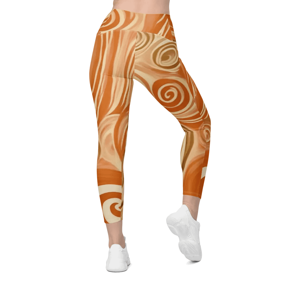 Funky Latte Liquid Tie-Dye Women's Leggings product image (8)