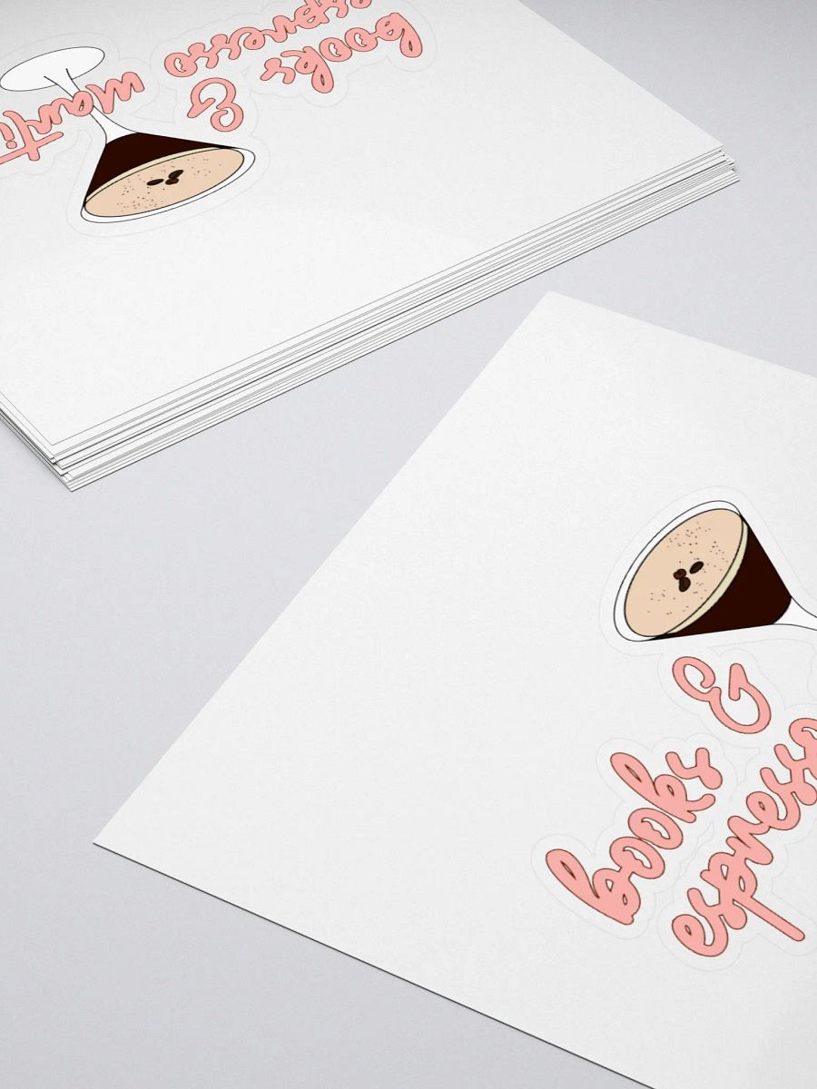 Books and Espresso Martinis Sticker product image (4)