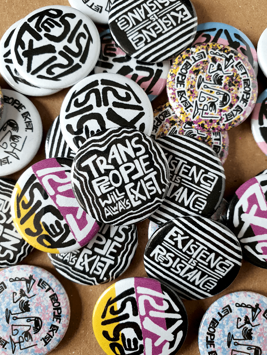 RESIST. EXIST. badges product image (1)