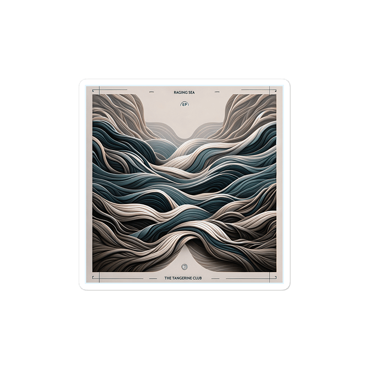 RAGING SEA Art Die-Cut Magnet product image (2)