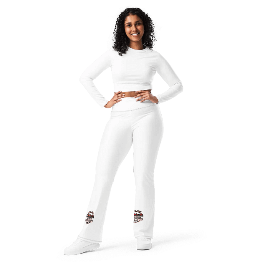 All-Over Print Flare Leggings WITH REDDOG FARMING LOGO product image (1)