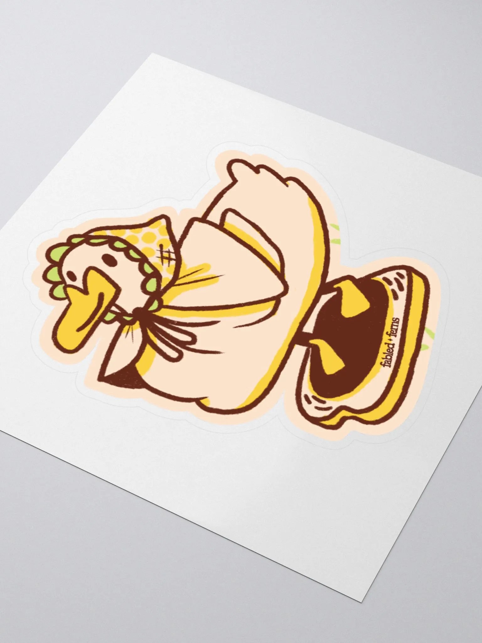 DUCK ON TOAST Sticker product image (9)