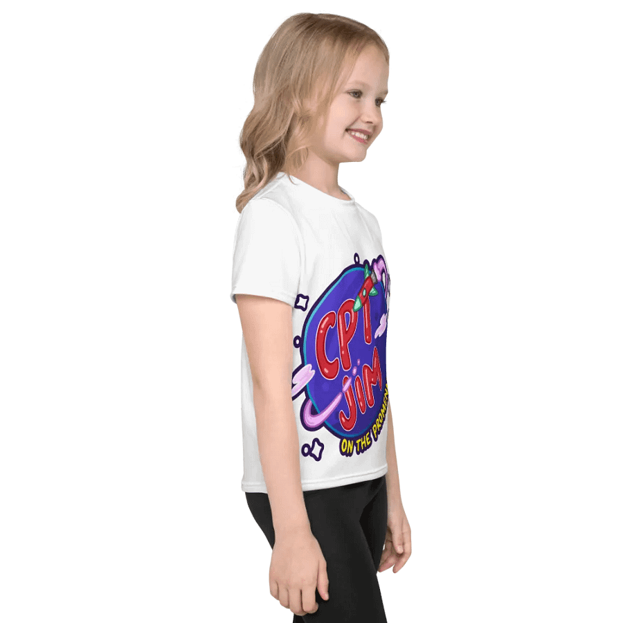 Cosmic Captain Kids' Crew Neck Tee product image (12)