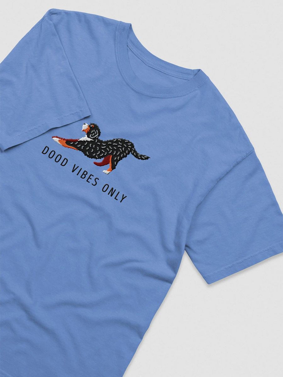 Dood Vibes Only T-Shirt(Embroidered) of a Bernedoodle product image (5)