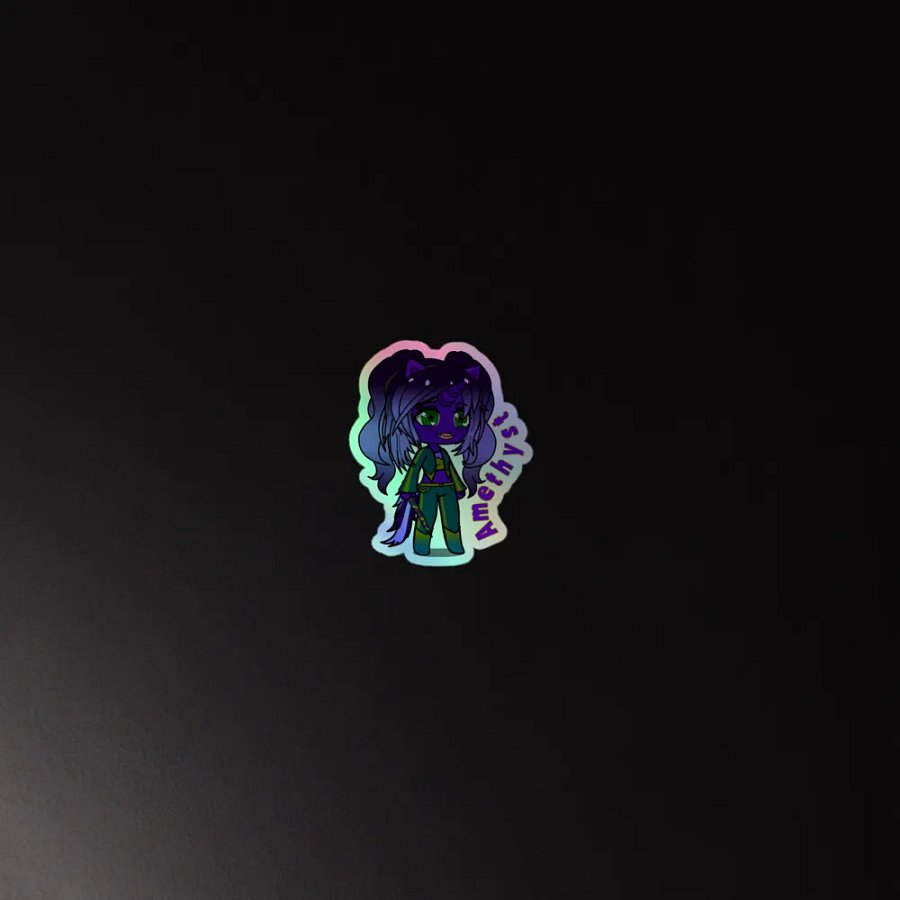 Amethyst - Shadow Unicorns - rainbow sticker product image (2)
