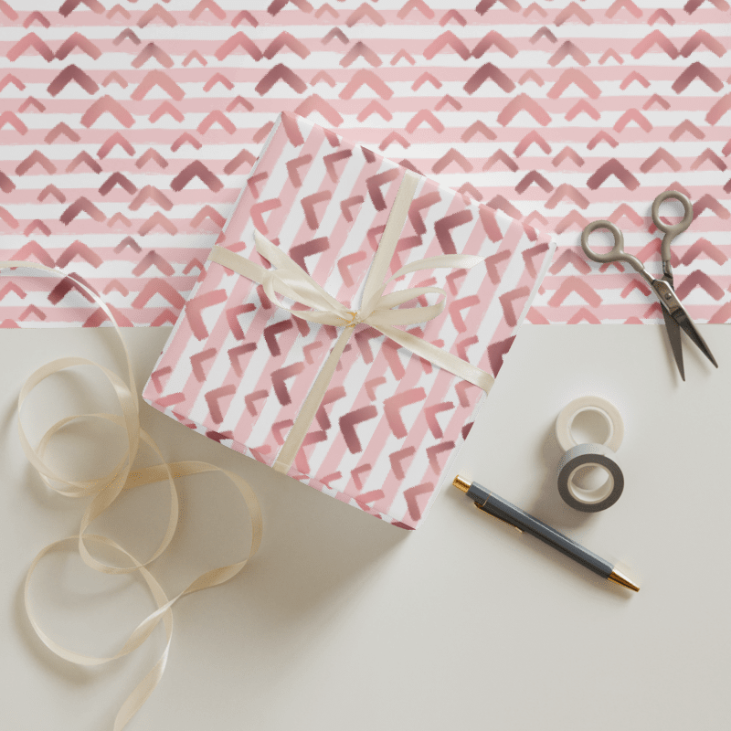 Rose Gold Matte Wrapping Paper Set product image (1)