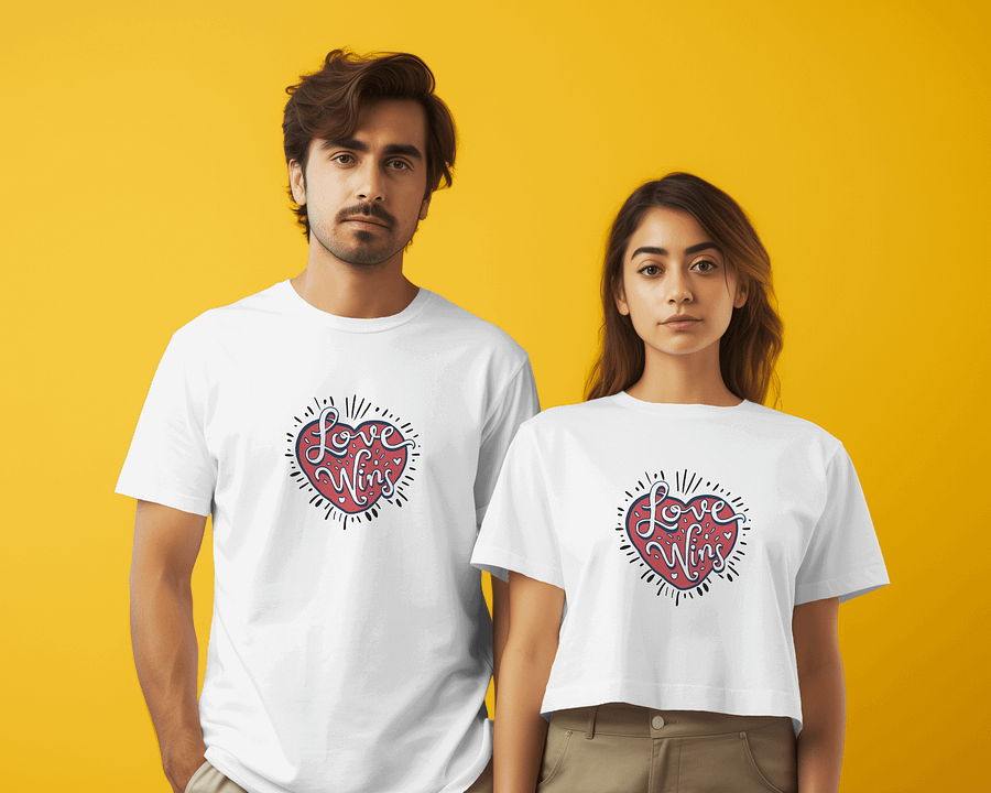 Simple Love design t shirt product image (4)