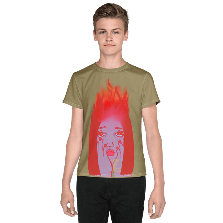 "Up in Flames" Youth Tee product image (1)