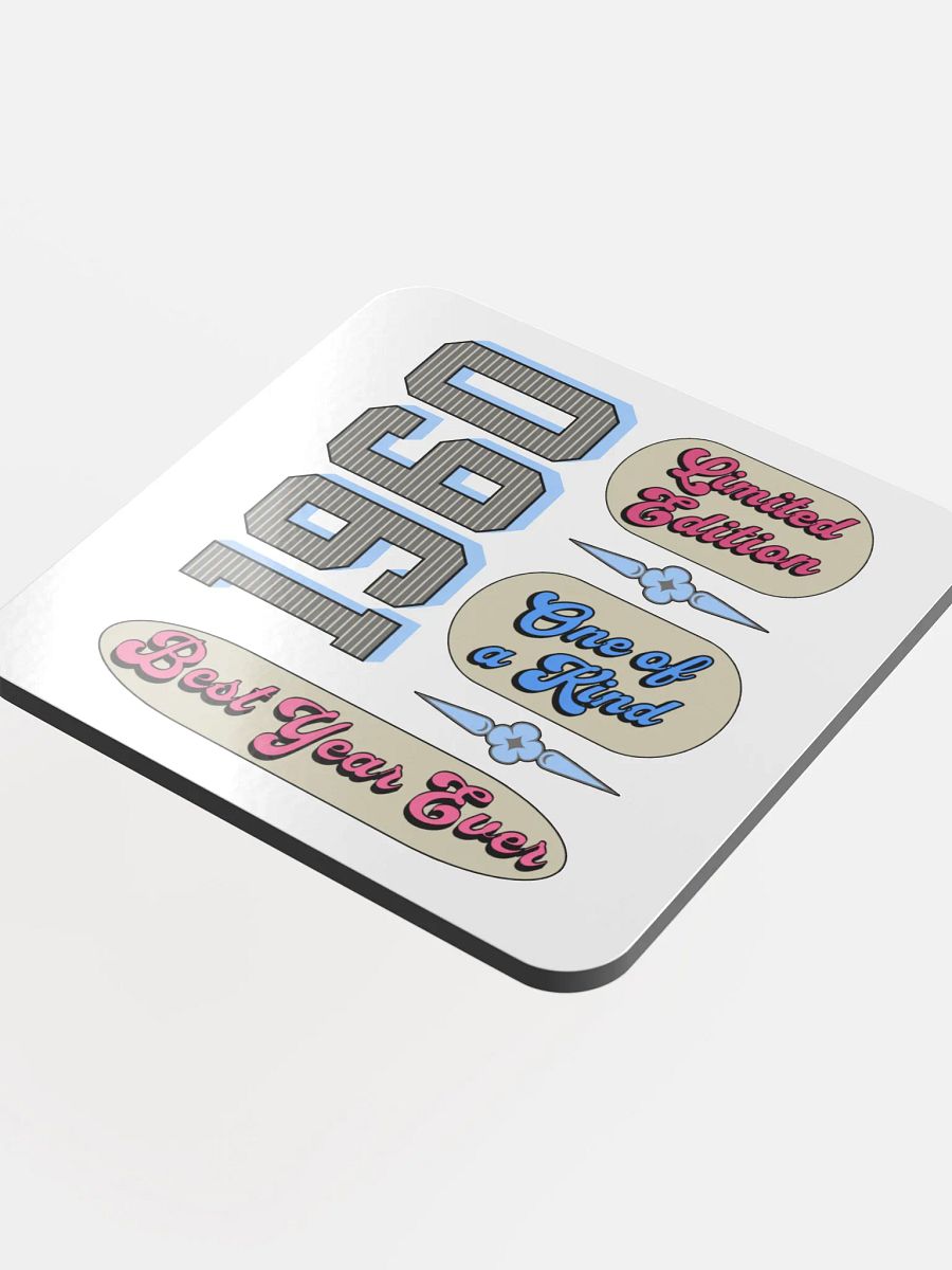 Best Year Ever 1960 Limited Edition Cork Coaster Set product image (4)