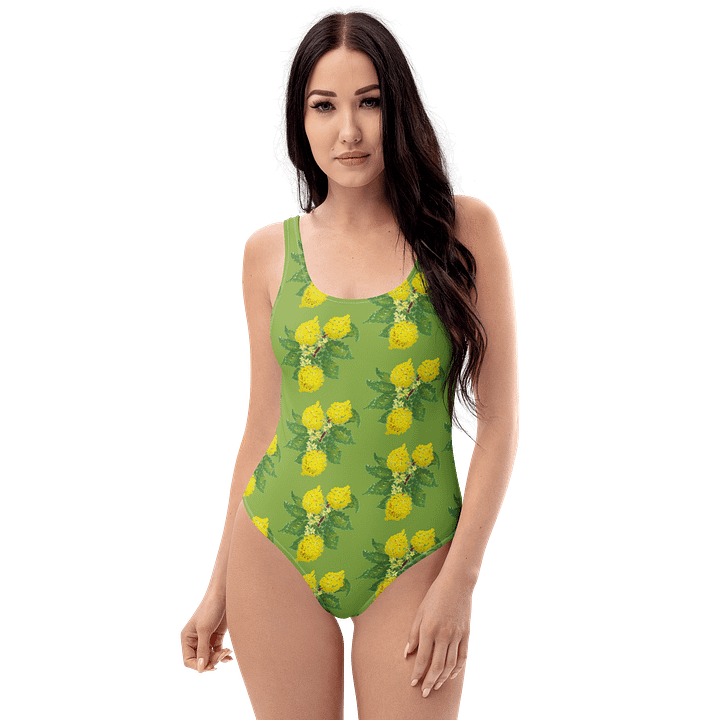 Lemon Love Green One-Piece Swimsuit product image (2)