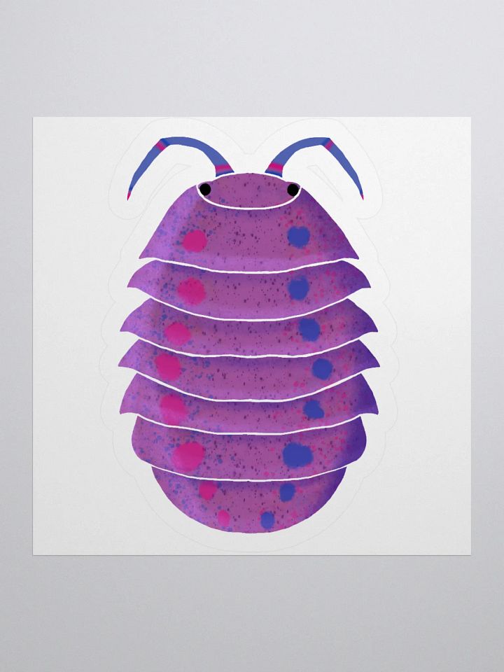 Bisexual Isopod Sticker product image (1)