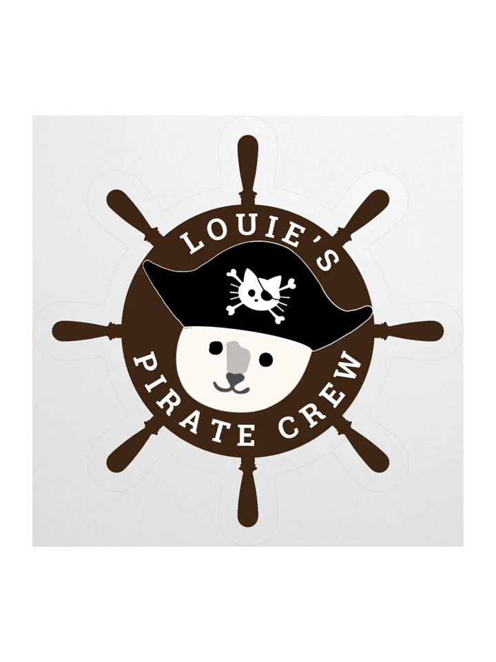 Pirate Crew Sticker White Border product image (1)