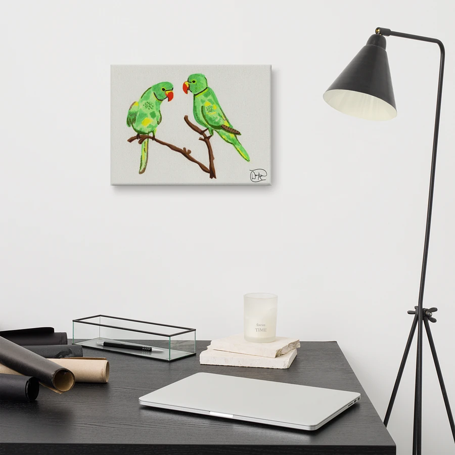 Birbs at the Window Watercolour Canvas product image (11)