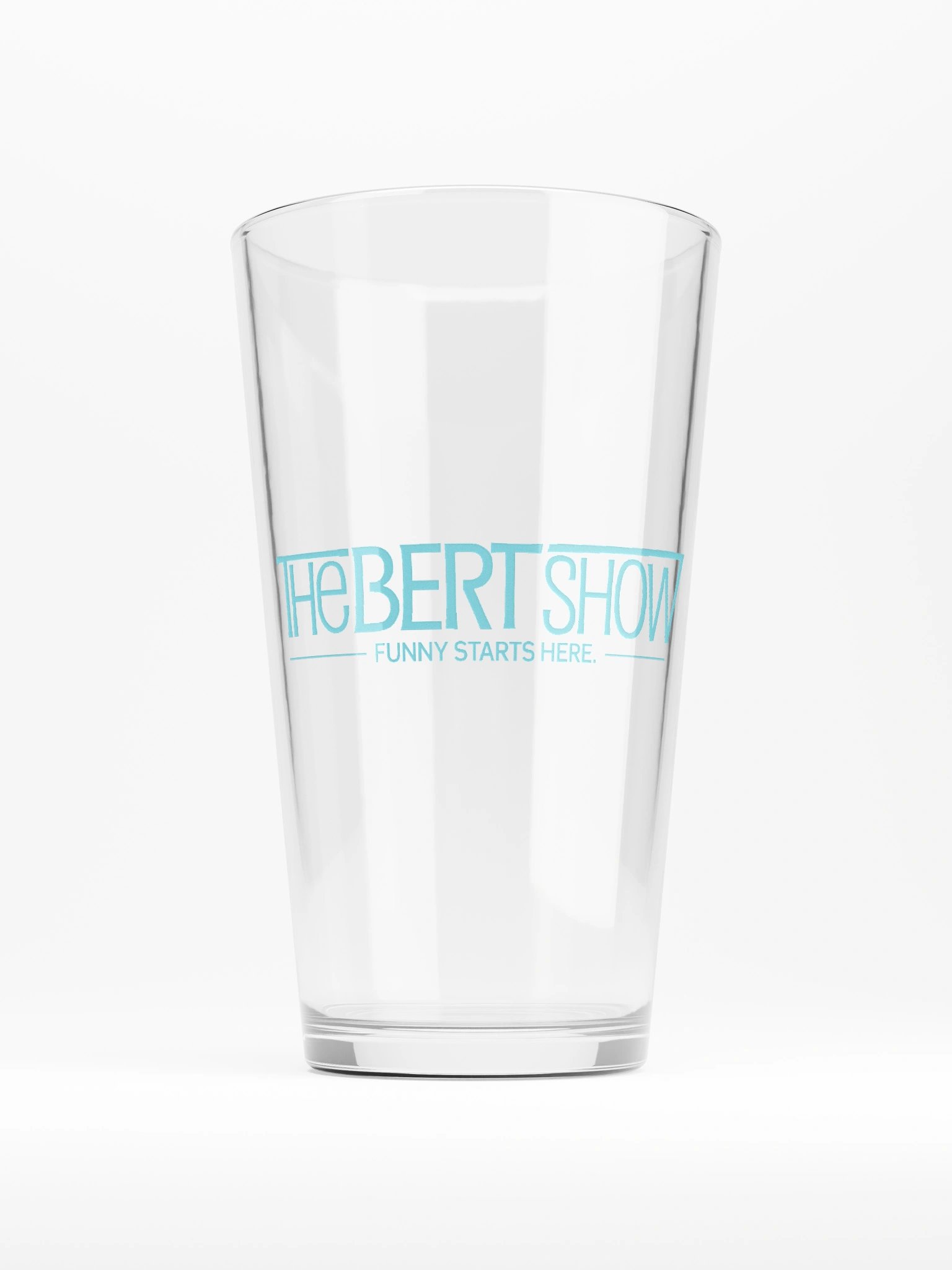 Bert Show Logo Pint Glass product image (1)