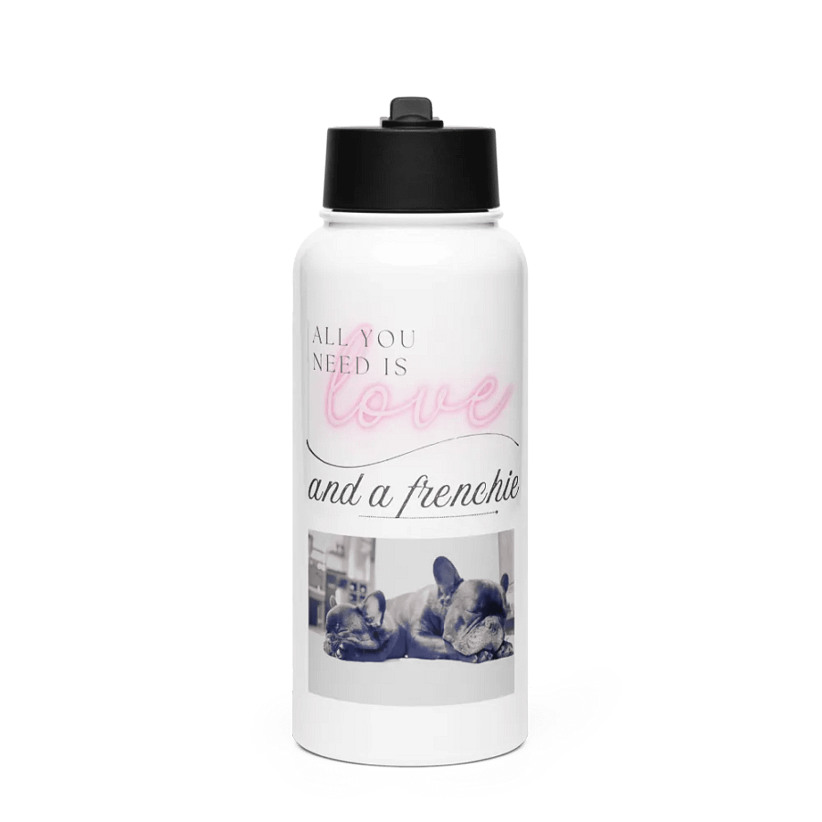 Love & Frenchie Stainless Steel Bottle product image (1)