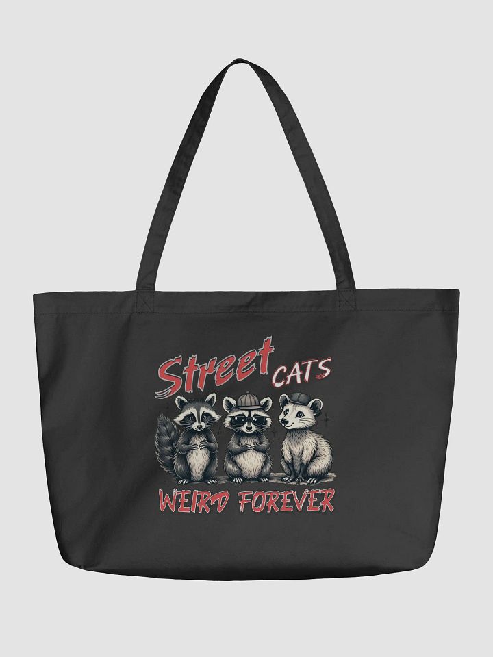 Street Cats Weird Forever Raccoon Tote Bag product image (2)