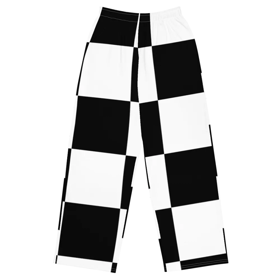 Checkered XXX Wide leg pants product image (3)