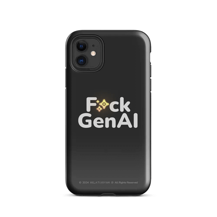 Absolut Idiocy Tough Case - F✨ck Generative AI (iPhone) product image (2)