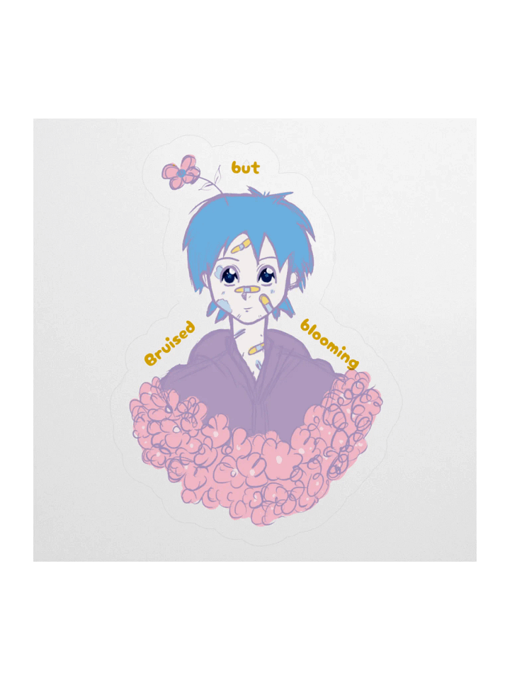 Bruised but Blooming Stickers product image (2)