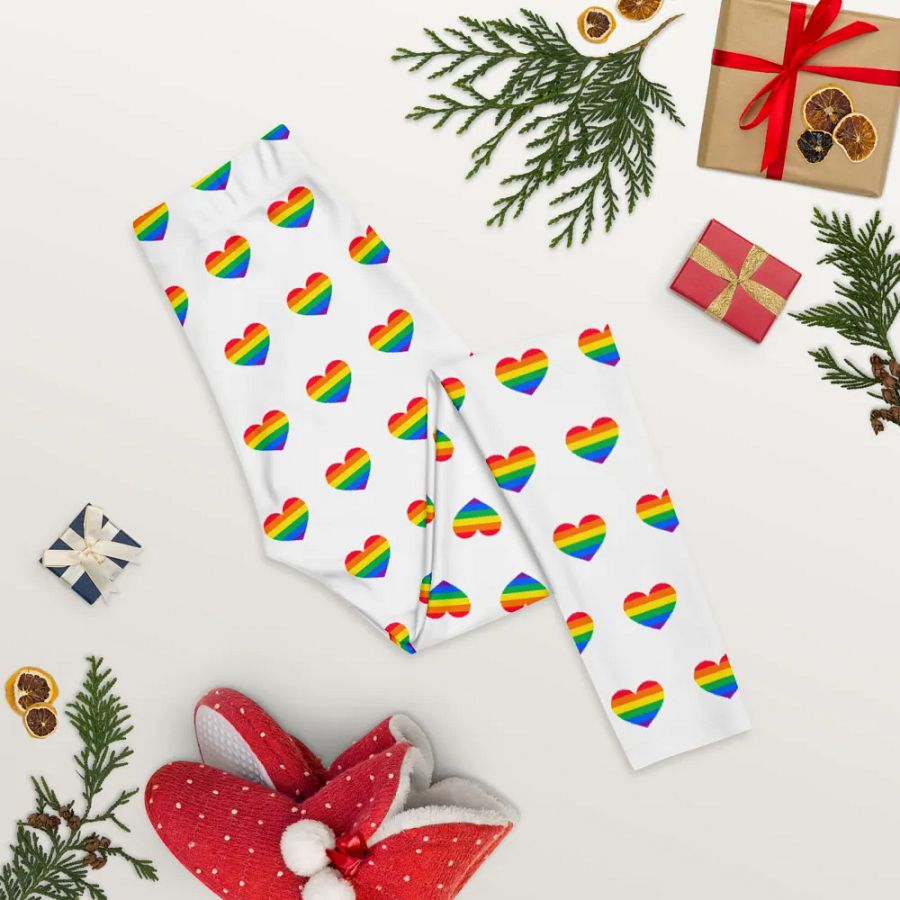 Rainbow Heart Leggings product image (8)