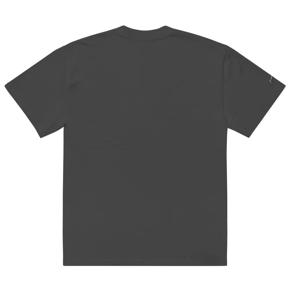 Curved Handwritten TOPYAAD Faded T-Shirt product image (10)