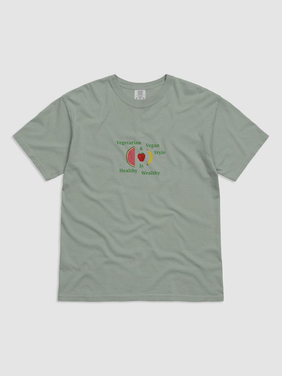 Healthy & Wealthy Vegetarian T-Shirt product image (1)