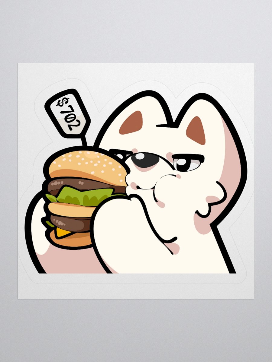 $702 Burger Sticker product image (1)
