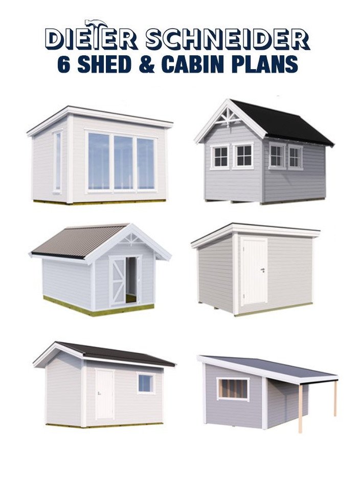 6 Shed And Cabin Plans product image (1)