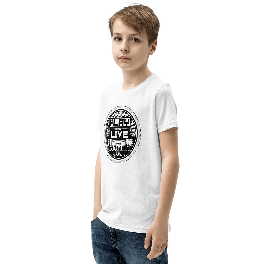 Play More Live More Youth Short Sleeve T-Shirt product image (75)