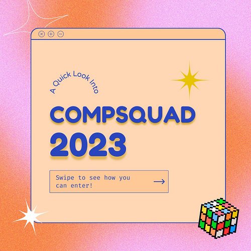 welcome to Comp Squad 2023 🥳🎉

we're so excited to announce our very first online comp and can't wait to see all the amazing ...