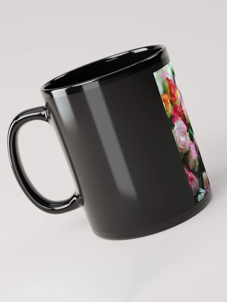 Flowers 260 Black Coffee Mug product image (4)