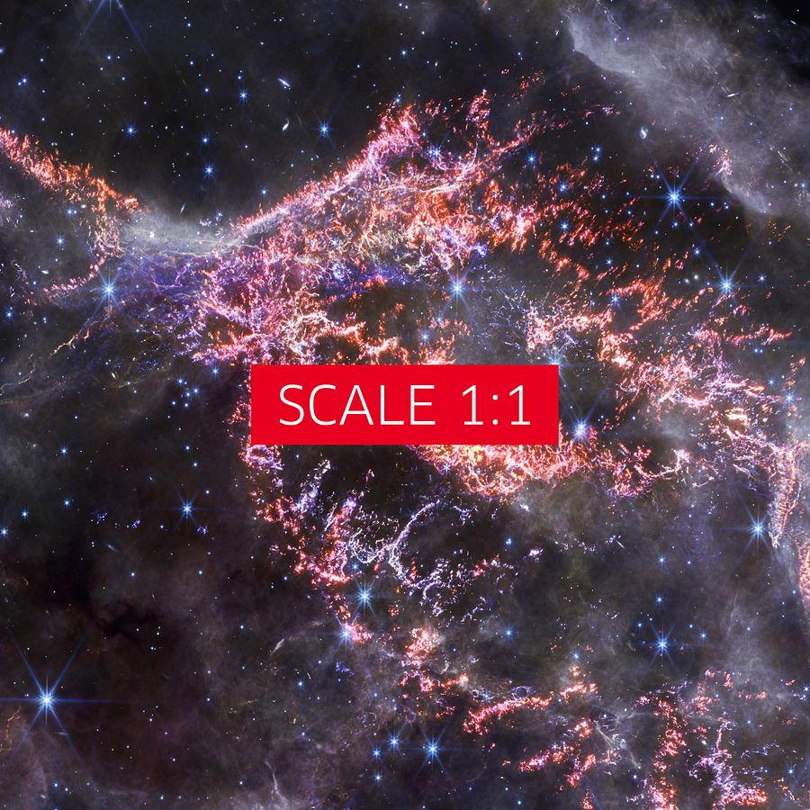 Cassiopeia A, Supernova remnant (James Webb/JWST) — space poster product image (5)
