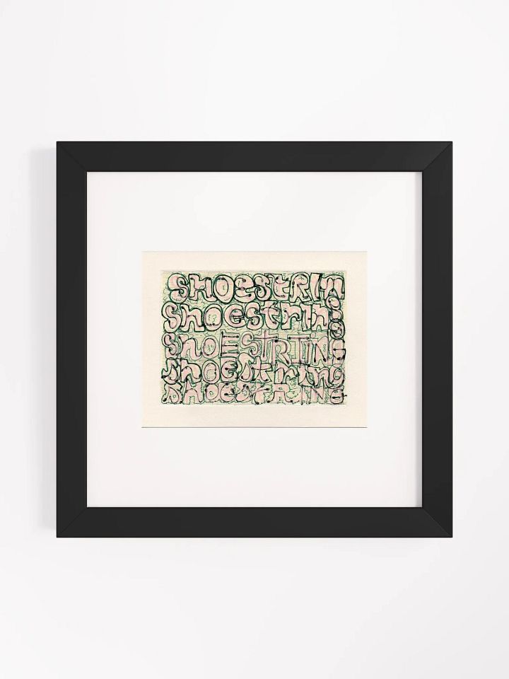 homage to mediums Panel Card Print Framed product image (1)
