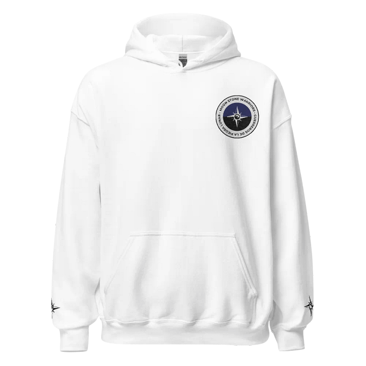 Moon Stone Warriors - Embroidered Hoodie (white) product image (1)