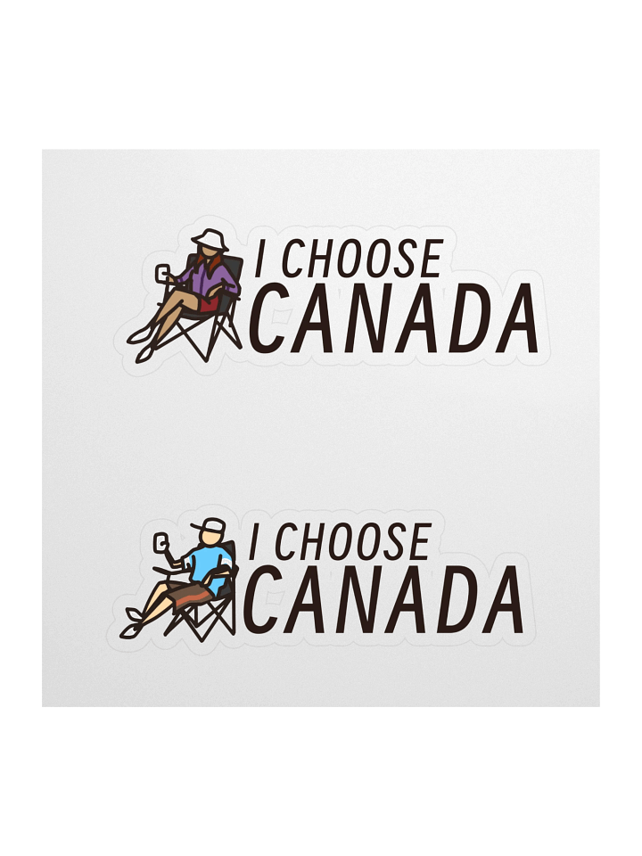 I CHOOSE CANADA Stickers by Claus Kellerman POV product image (1)