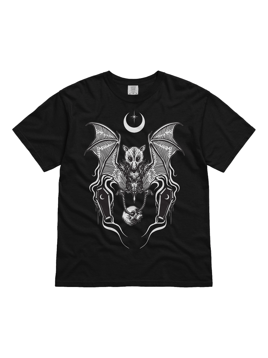 Gothic Bat and Skull Comfort Tee product image (3)