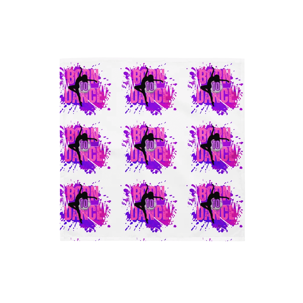 Born to Dance Her Silhouette Patterned Print Bandana product image (1)