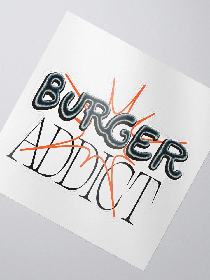 Burger Addict Sticker product image (2)
