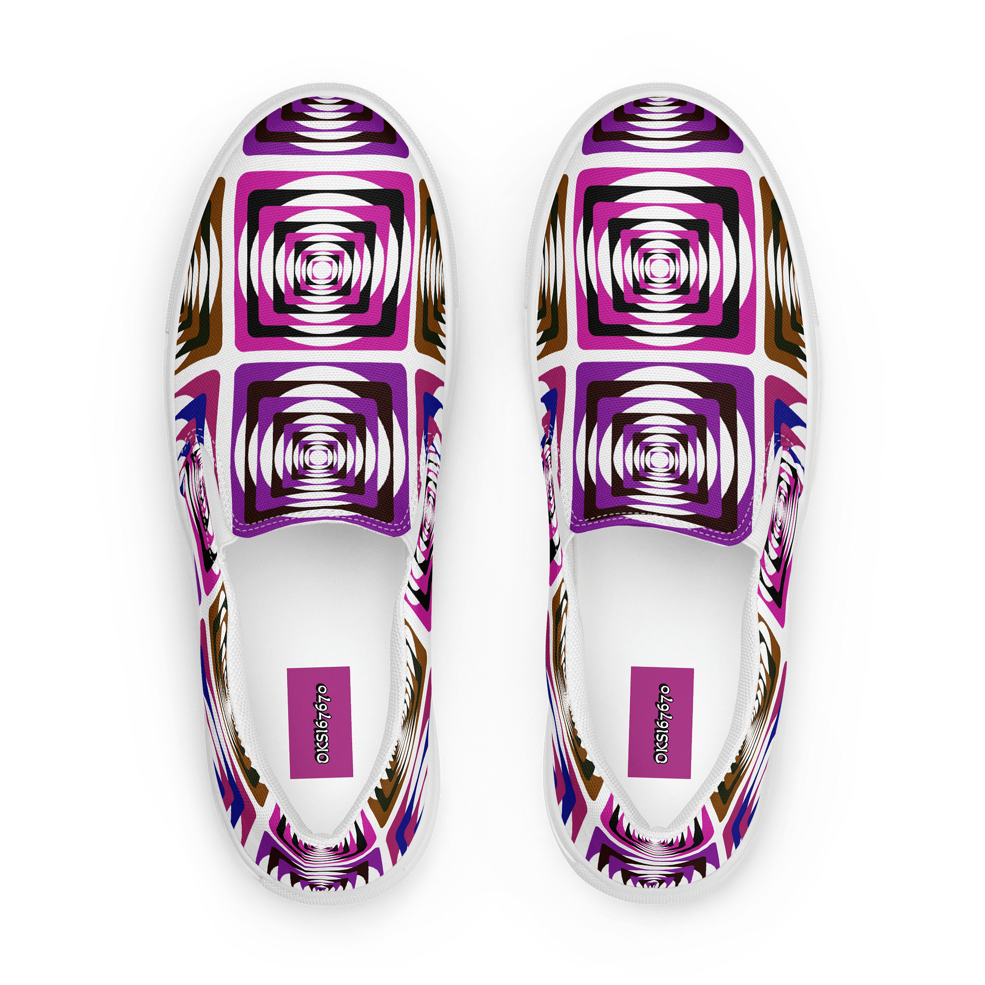 Ripple Effect Women's Canvas Slip-Ons product image (1)