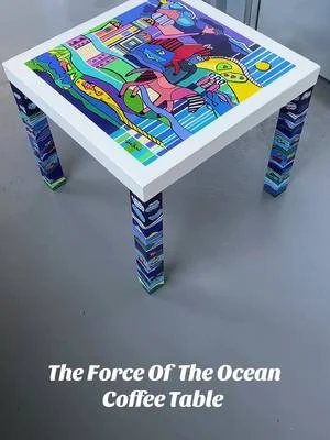 👇only one available 👇 all info via the link below  https://petra-baral-shop.fourthwall.com/products/the-force-of-the-ocean-ii-coffee-table #maximalism #homedecor #interiordesign #uniquefurniture #colorfulhome 
