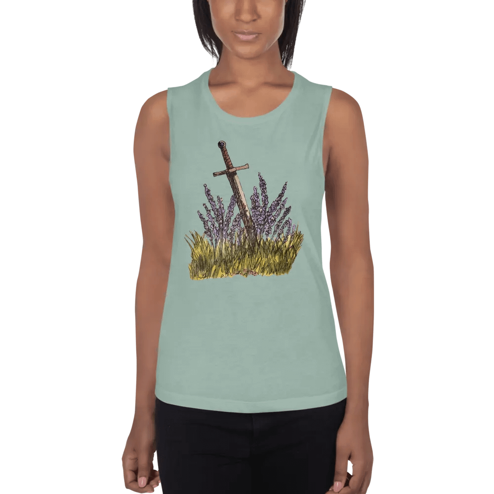 Lavender & Sword print Tanktop product image (1)