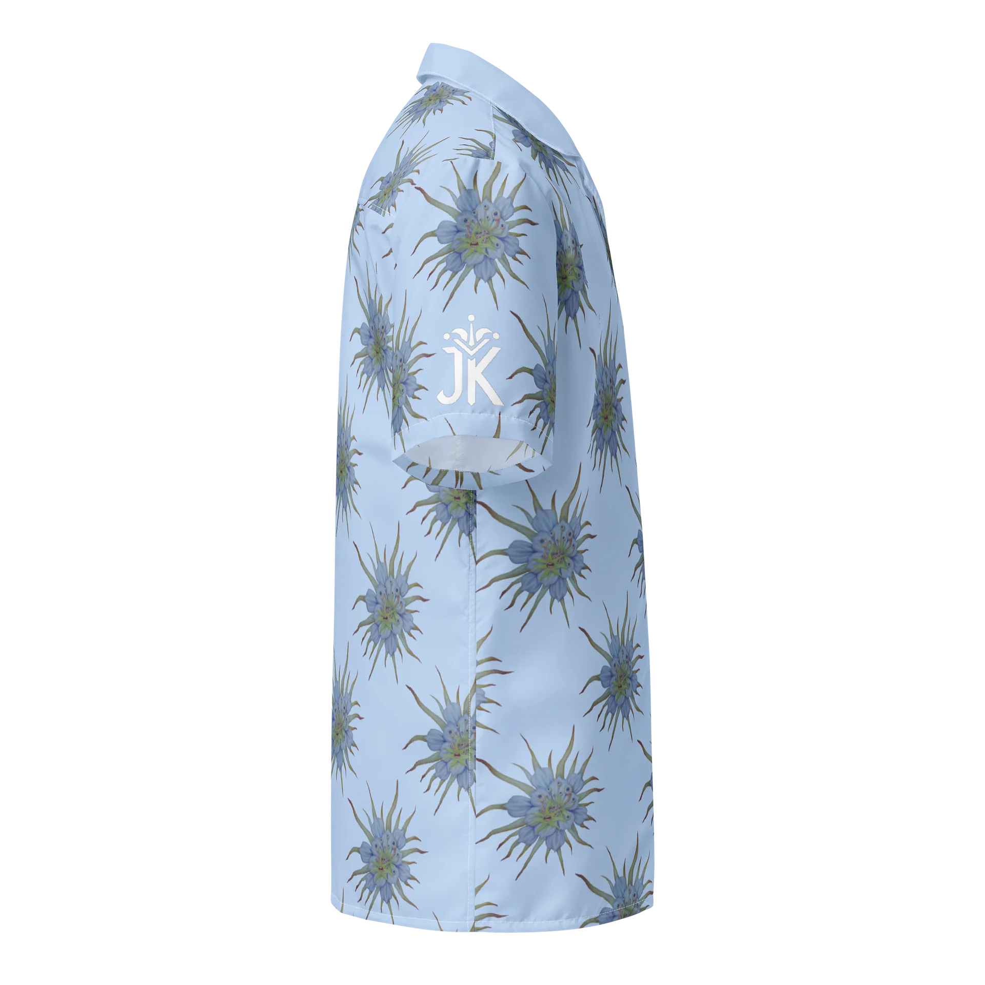 Floral Fiend Blue Hawaiian Shirt product image (4)