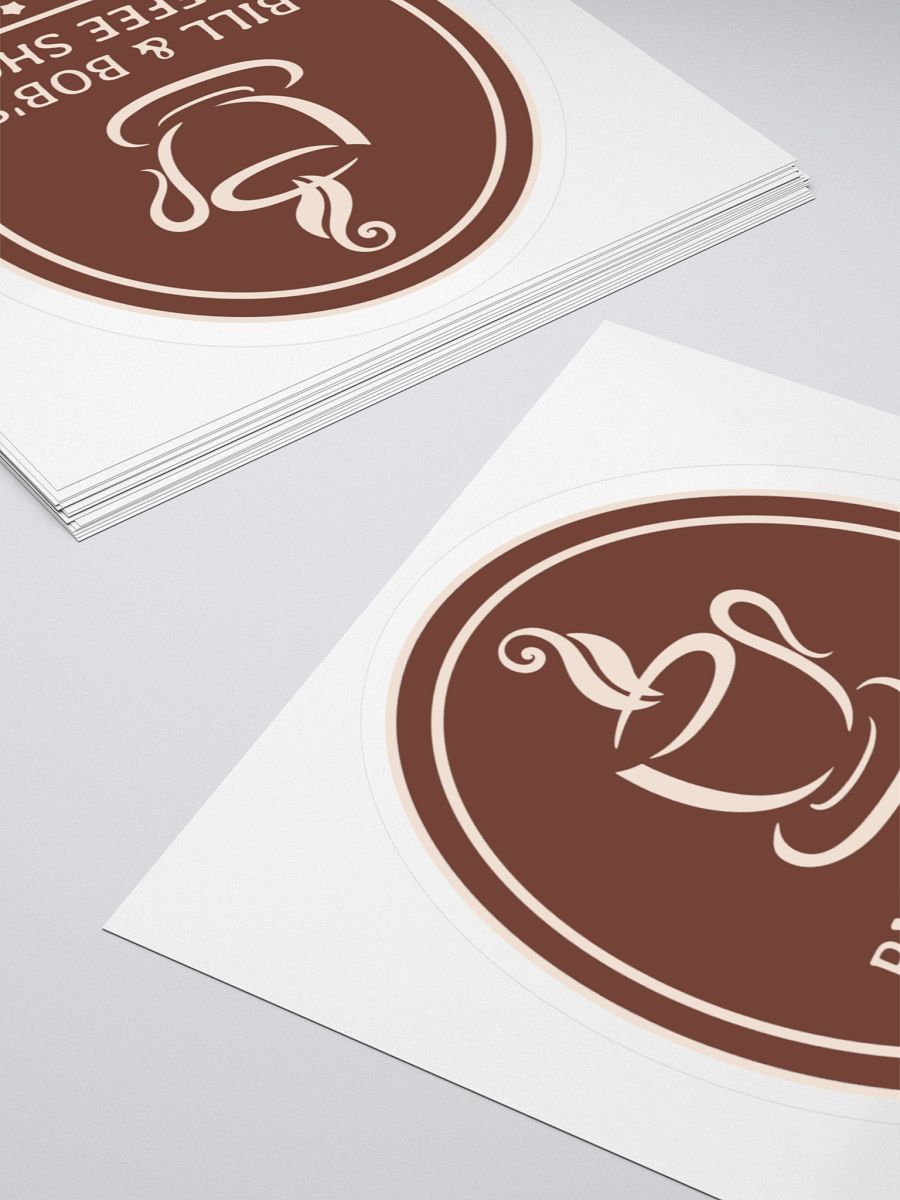 Bill & Bob's Coffee Shop Sticker product image (4)