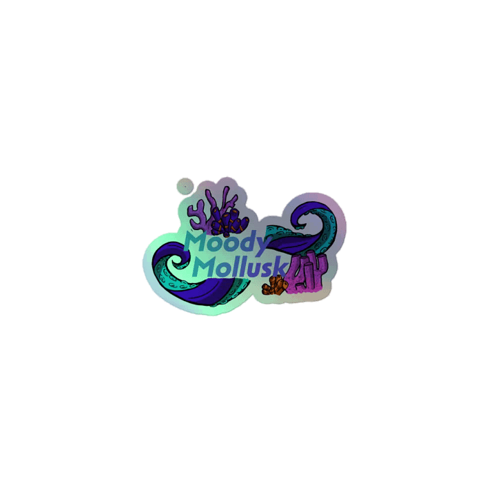 Moody Holo Sticker! product image (1)