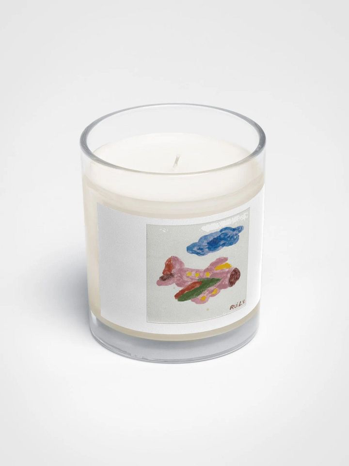 Kid Airplane (Soy Wax Candle In A Clear Glass Jar) product image (2)