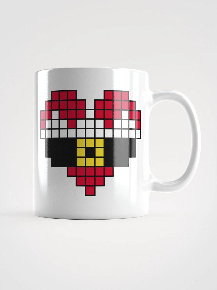 Santa Heart White Glossy Mug product image (2)