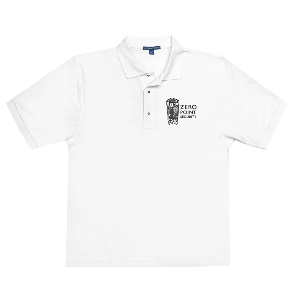 Zero-Point Polo Shirt (White) product image (1)