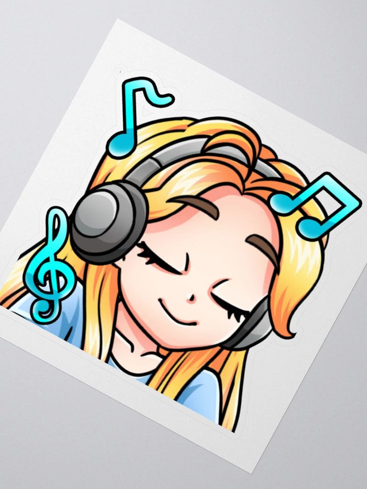 Melissa Chill Emote Sticker product image (2)