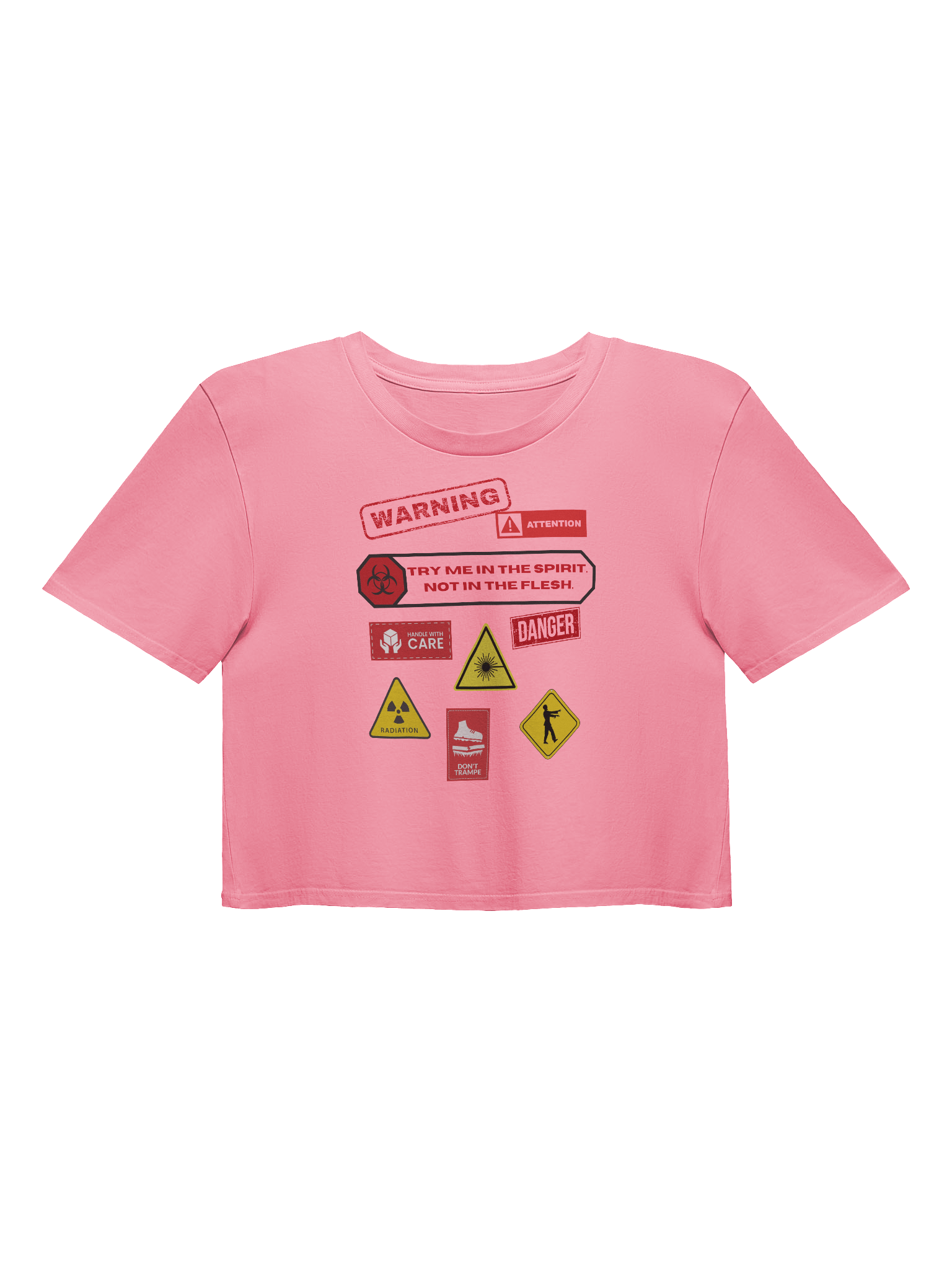 TRY ME IN THE SPIRIT CROP TEE product image (1)