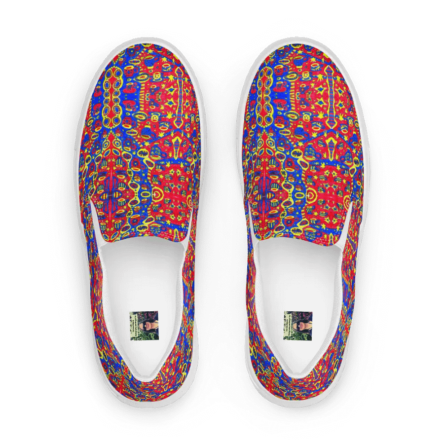 Kaleidoscope Geometric Men's Slip-Ons product image (1)